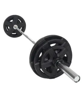 70kg Olympic Weight Package Deal - Rubber Coated