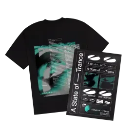 A State of Trance DESTINATION - Line up Tee & Sticker Pack Combi Deal