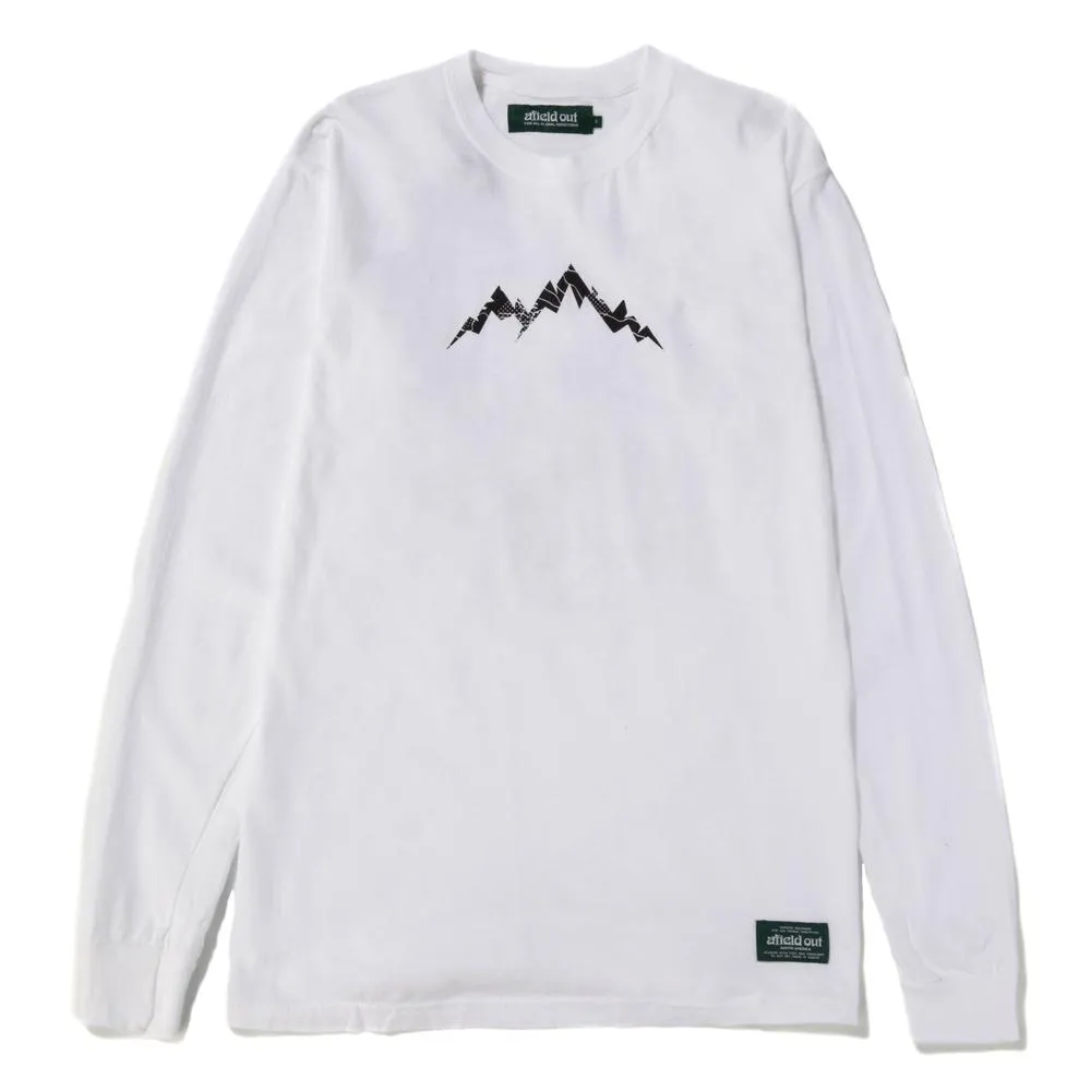 afield out Base Camp Long Sleeve T-shirt / White