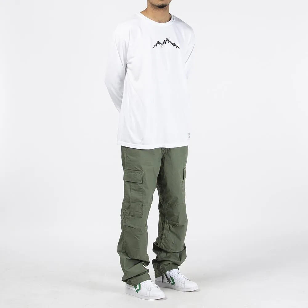 afield out Base Camp Long Sleeve T-shirt / White