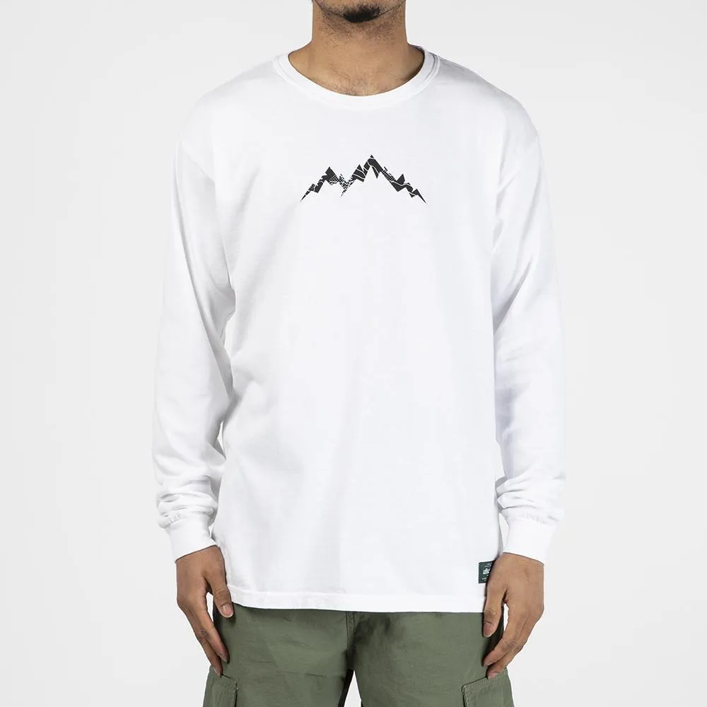 afield out Base Camp Long Sleeve T-shirt / White