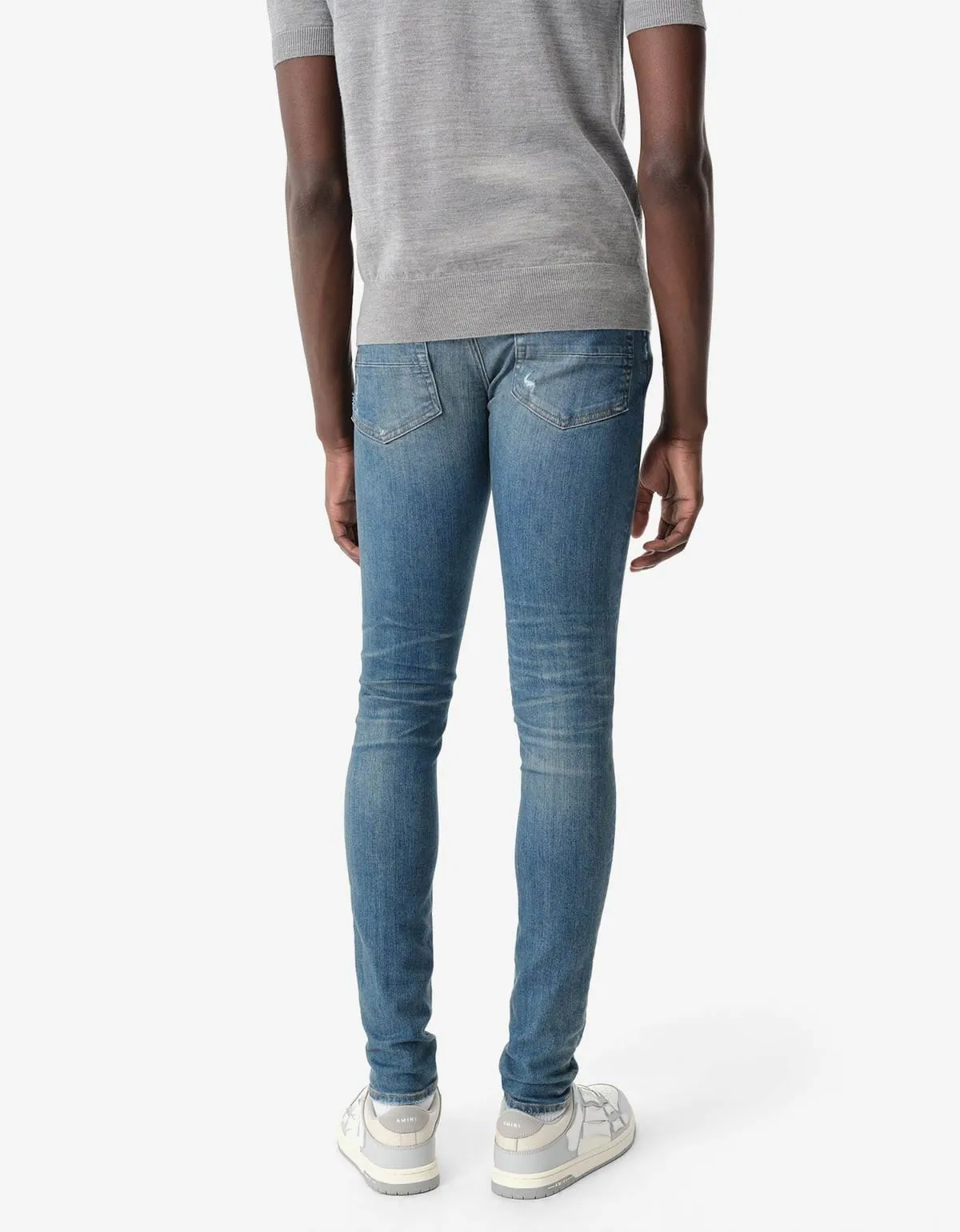 Amiri Dark Indigo Stack Jeans