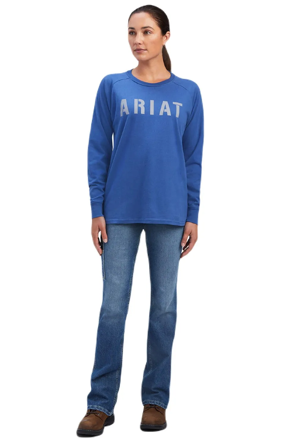 Ariat Rebar Ladies CottonStrong Block T-Shirt