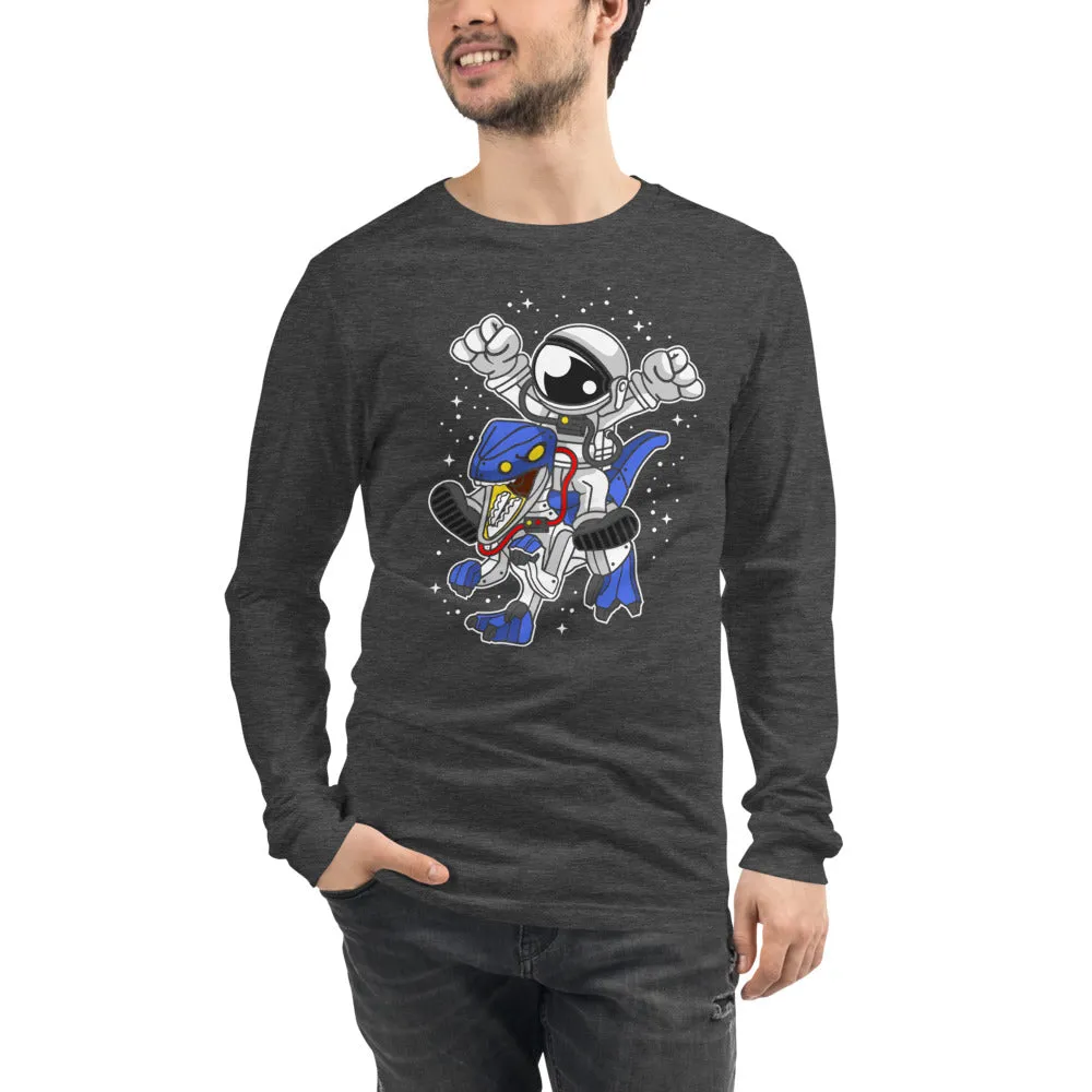 Astronaut | Robot Dinosaur | Pop Art | Unisex | Long Sleeve | T-Shirt