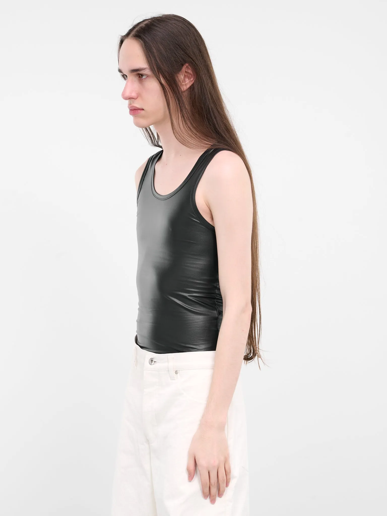 Asymmetric Tank Top (TT-SQ5-550-990-BLACK)