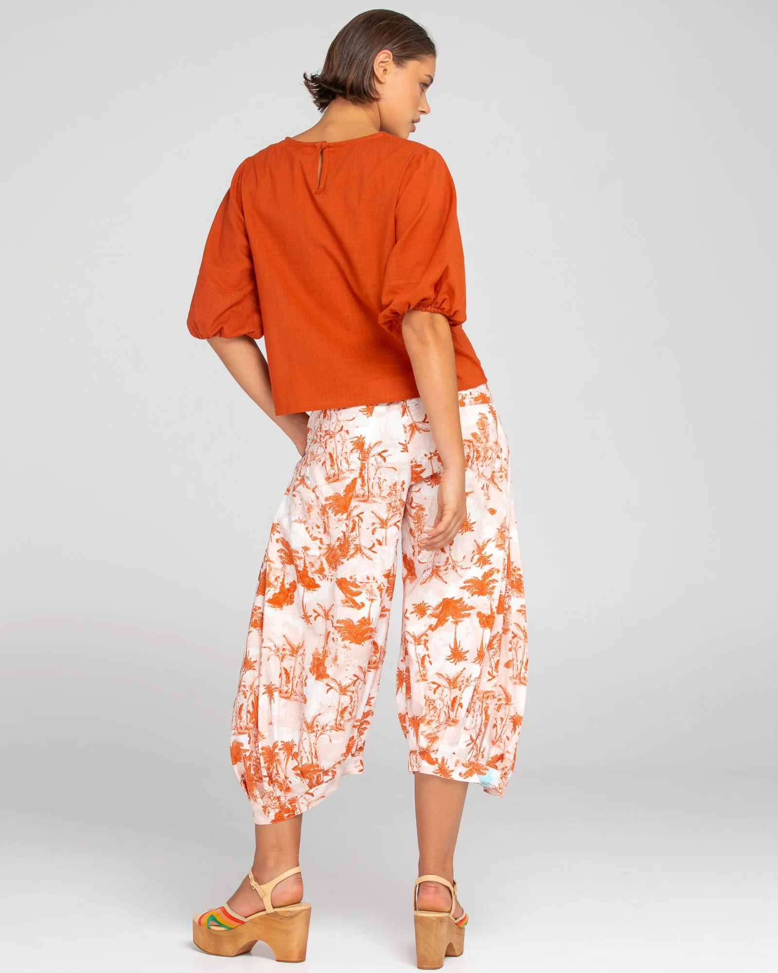 Ava Top - Mecca Orange