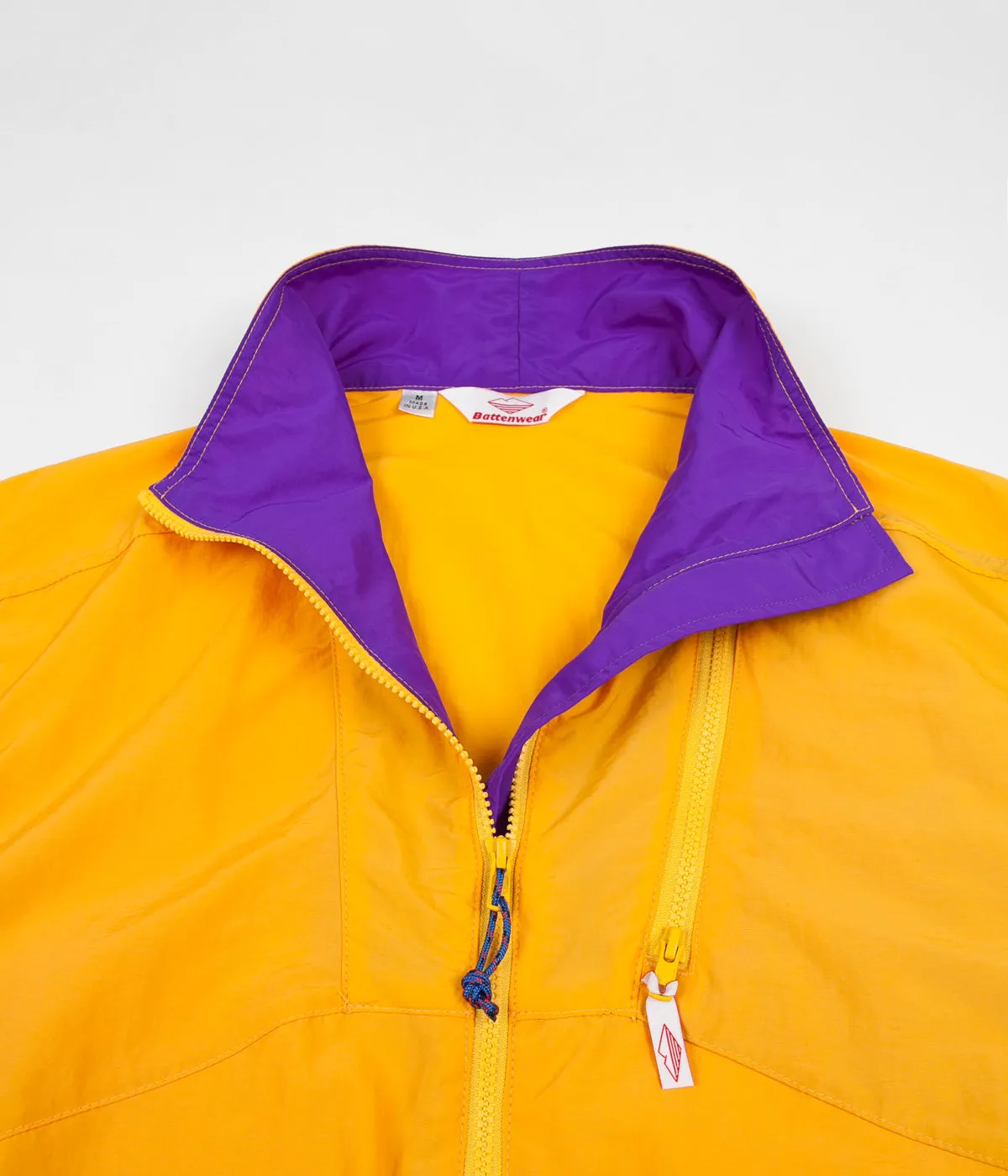 Battenwear Nylon Jump Jacket - Mango / Purple