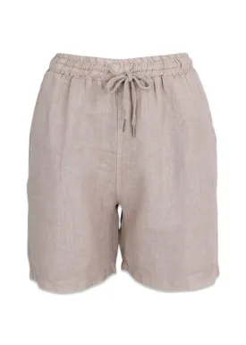 BCMELINA linen shorts - Beige