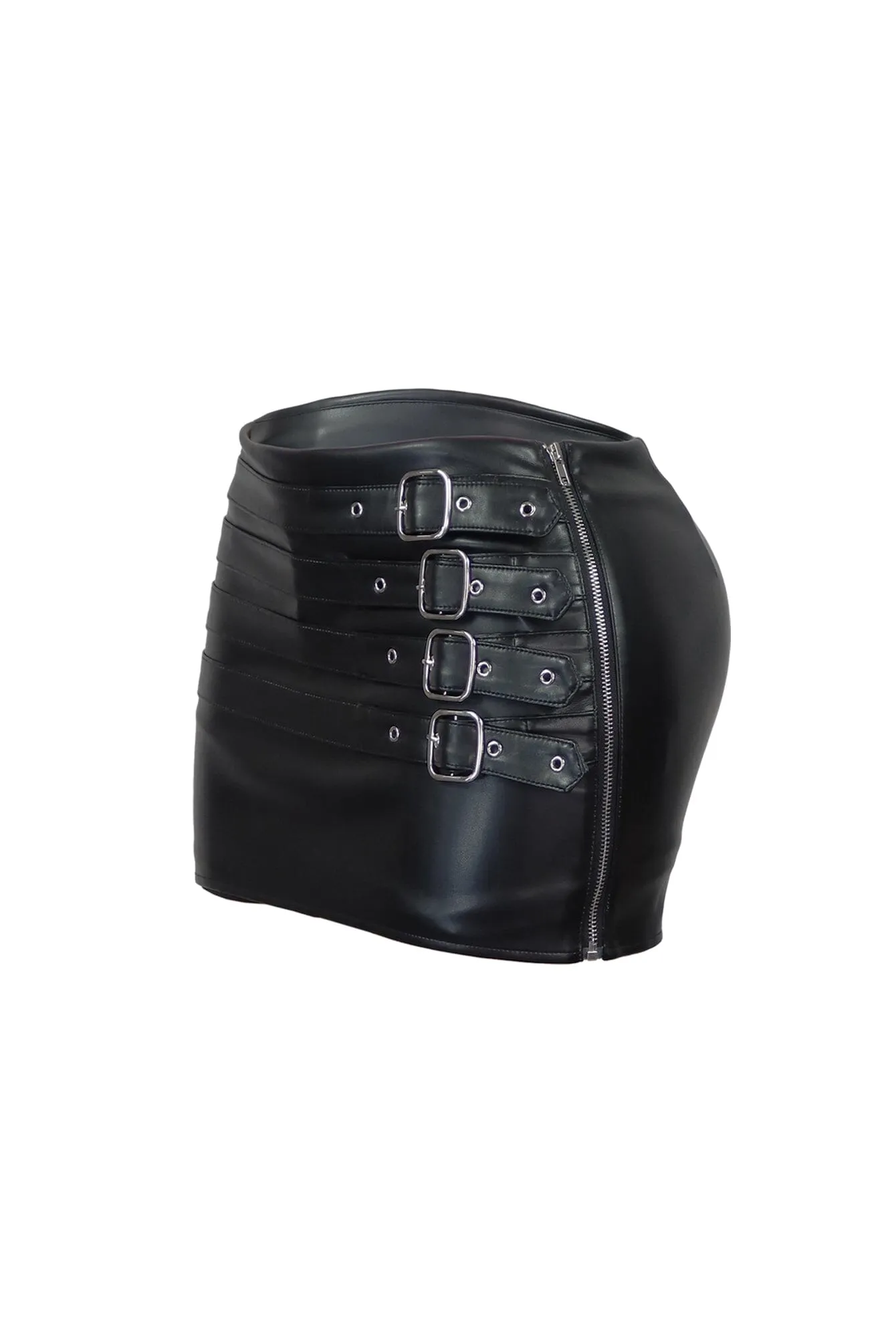 Bennet Faux Leather Mini Skirt