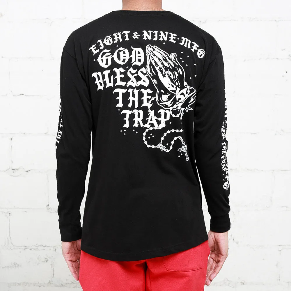 Blessed L/S T Shirt Black