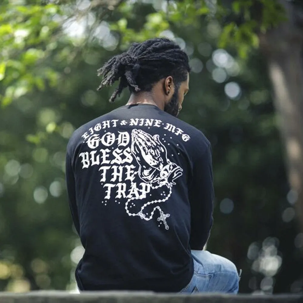 Blessed L/S T Shirt Black