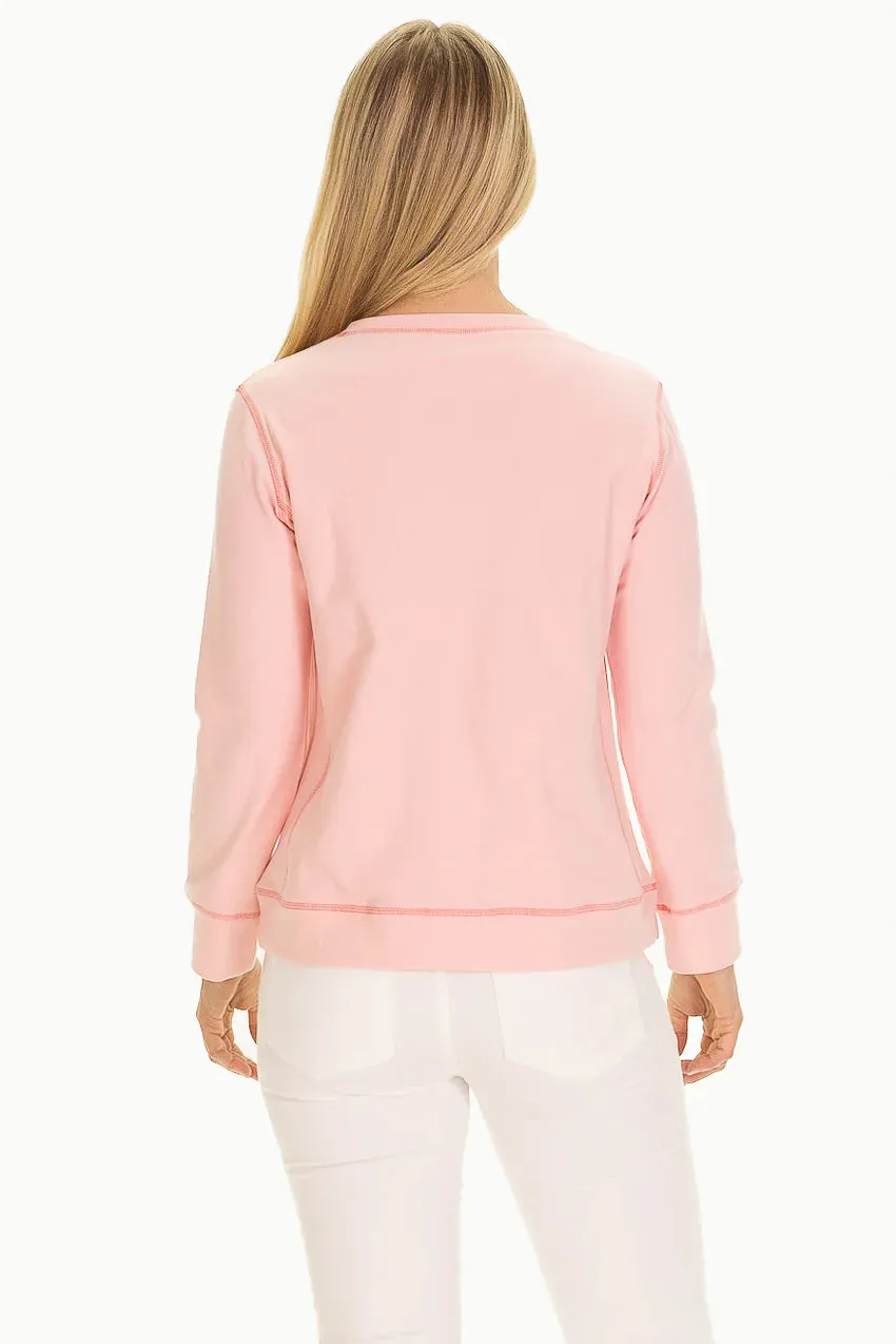 Bon Bon Pink Super Soft Hollis Crewneck