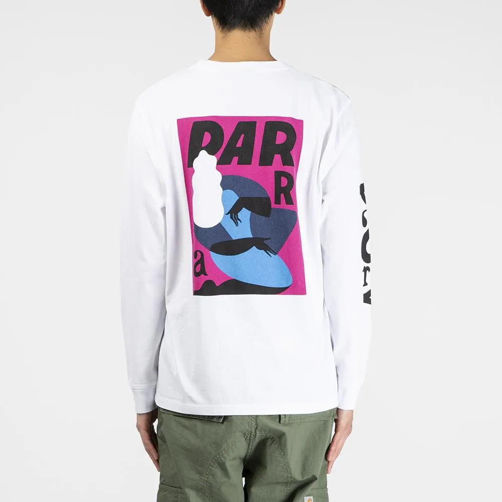 by Parra Twisted Woman Long Sleeve T-shirt / White