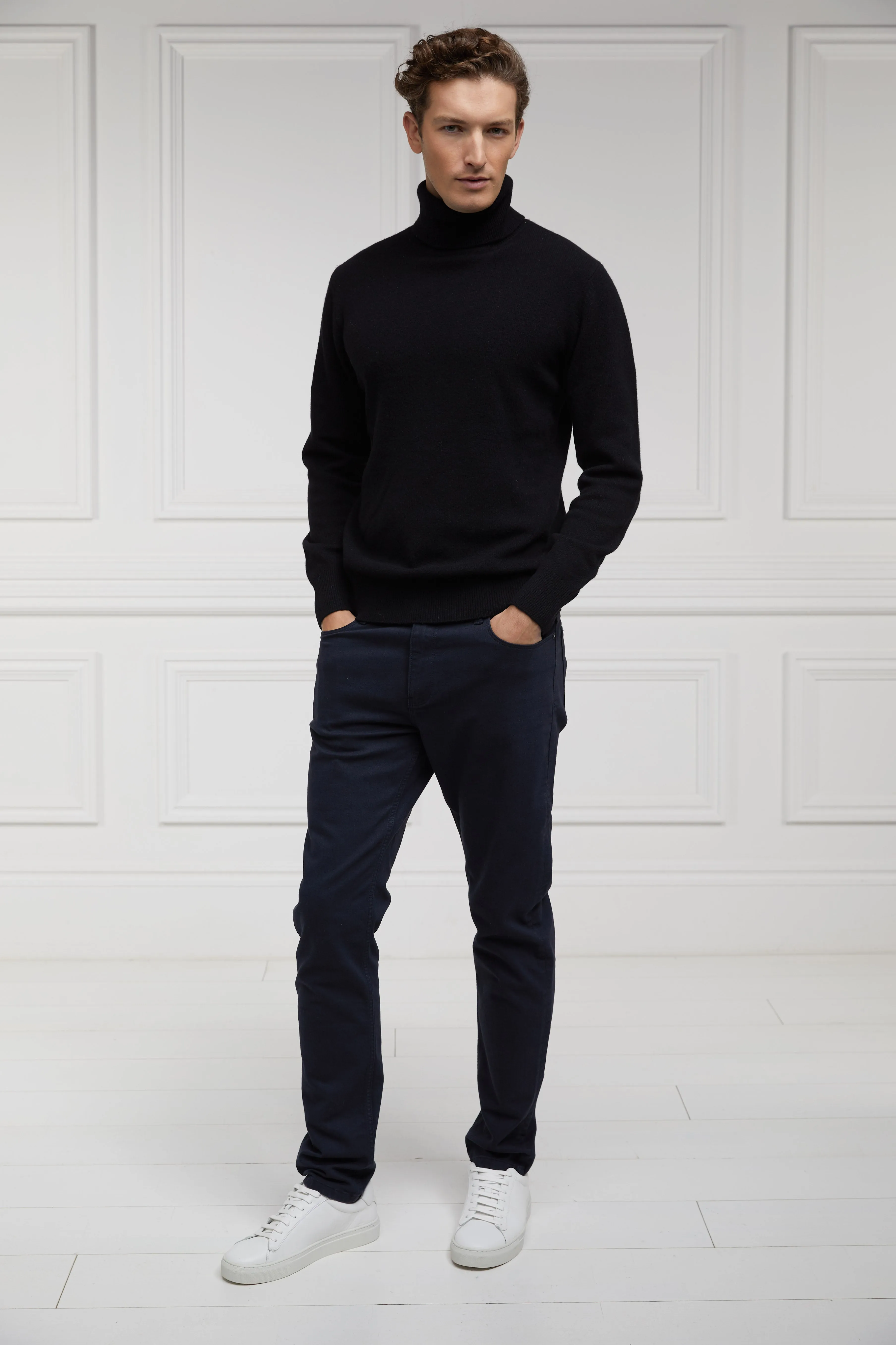 Byron Roll Neck Knit (Black)