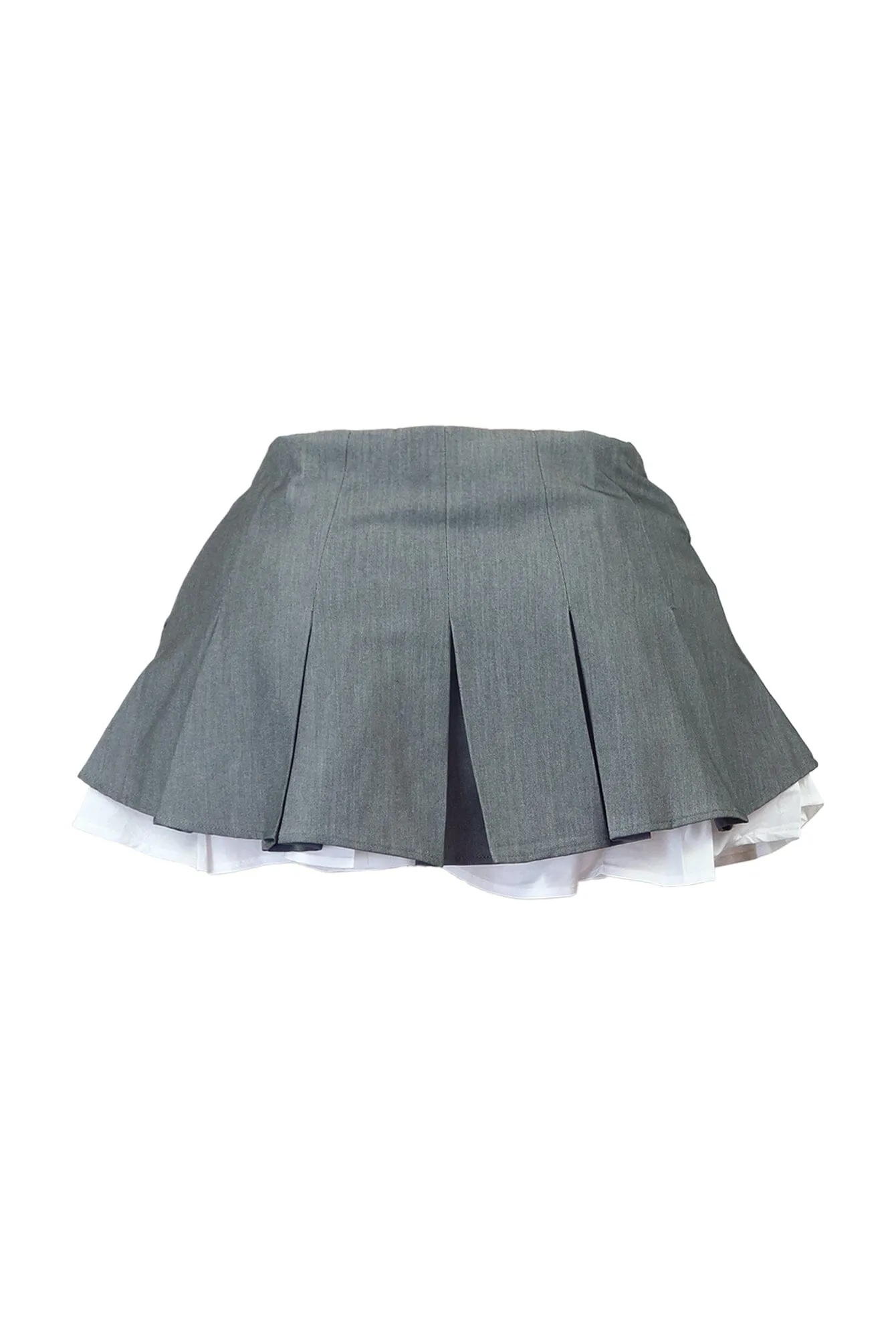 Celestial Pleated Mini Skirt