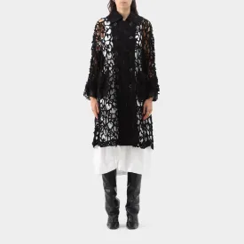 Comme des Garçons Lace Crochet Coat