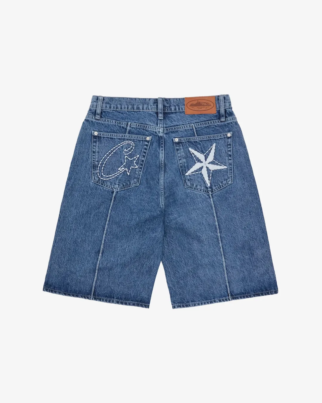 Corteiz C-Star Denim Shorts