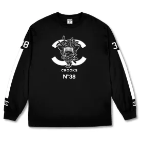 Crooks & Castles No38 Long Sleeve T-shirt Black