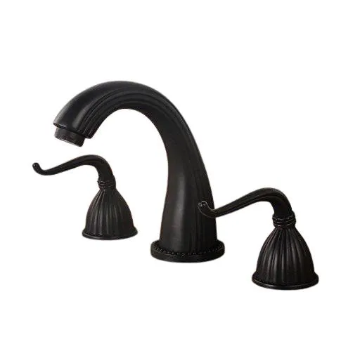 Deck Mounted Dual Handle Faucet