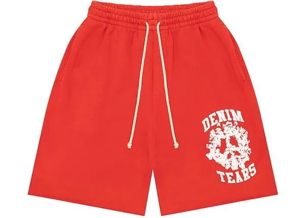 Denim Tears Denim University Shorts Red