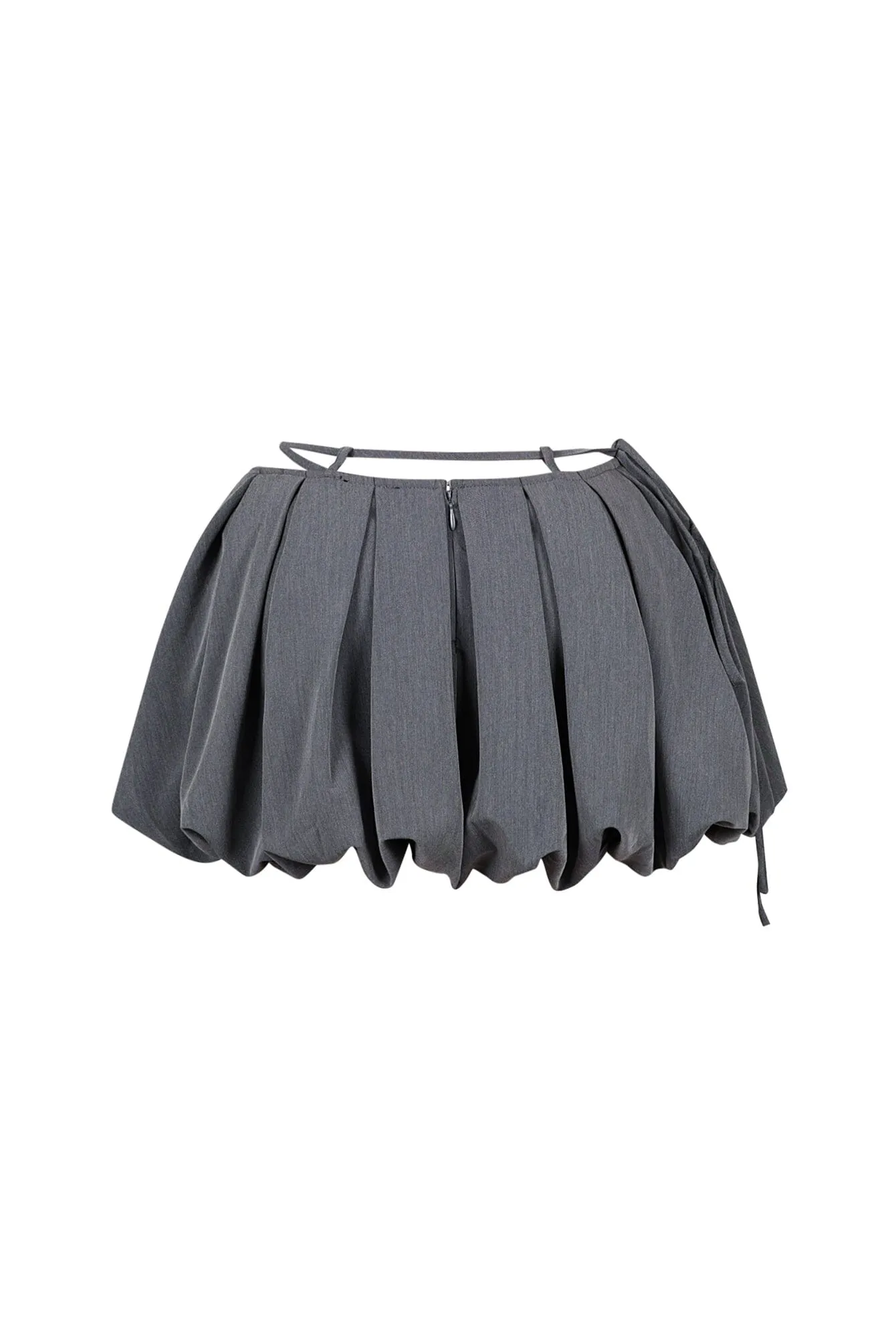 Denis Woven Bubble Skort With String