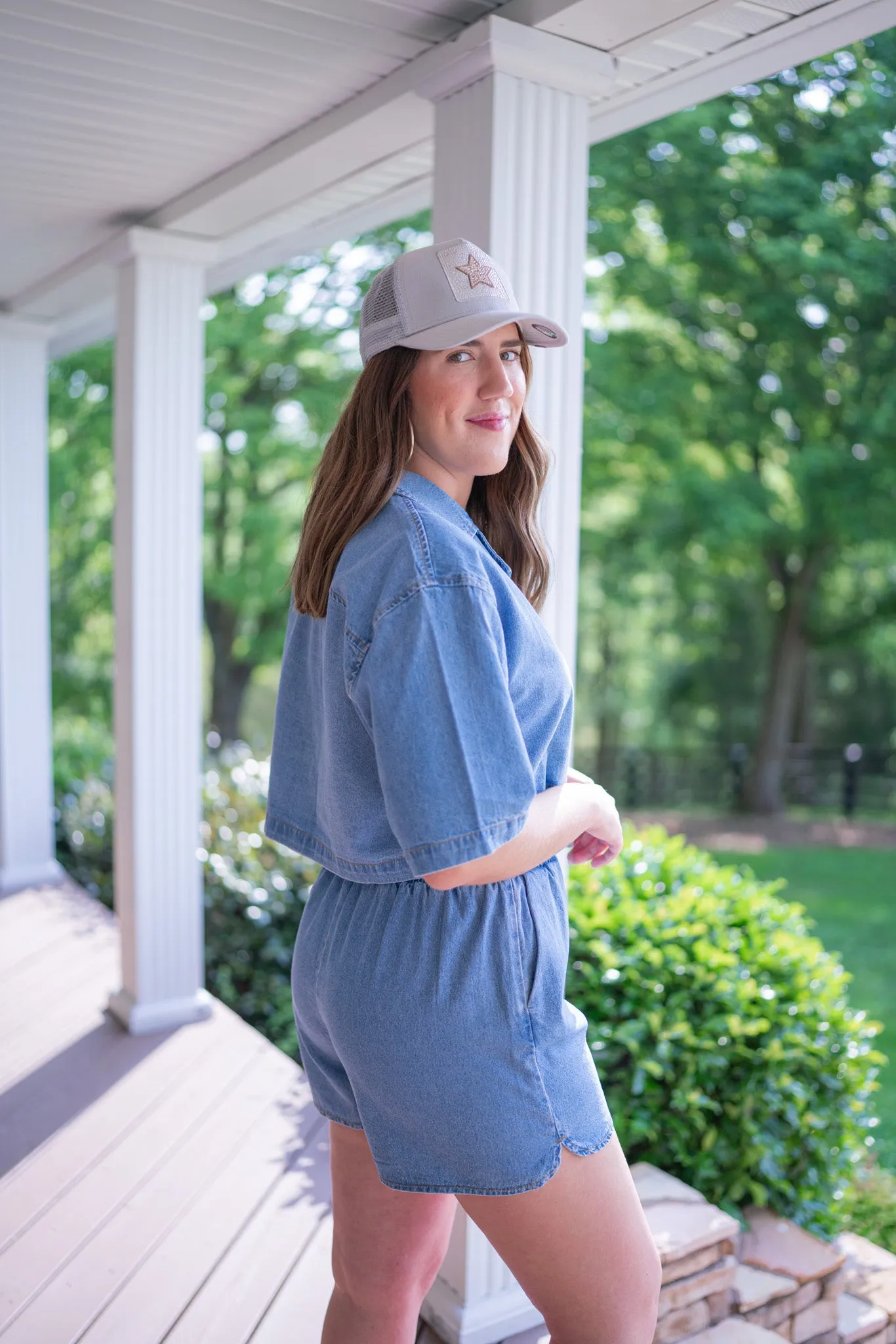 Effortless Chic Chambray Denim Set