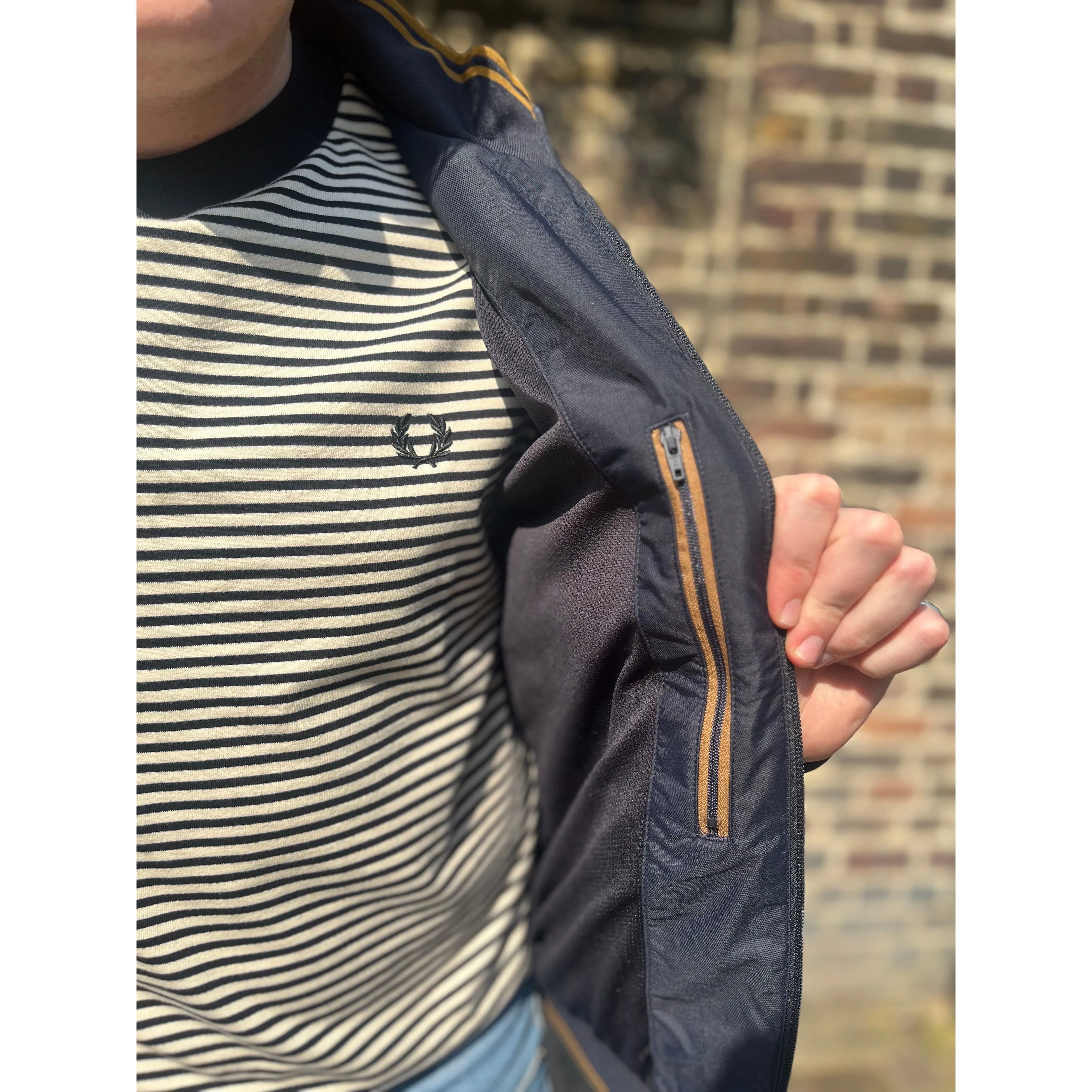 Fred Perry - J2660 Navy Brentham 608 - Jacket