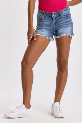 Gigi Mid-Rise Denim Shorts