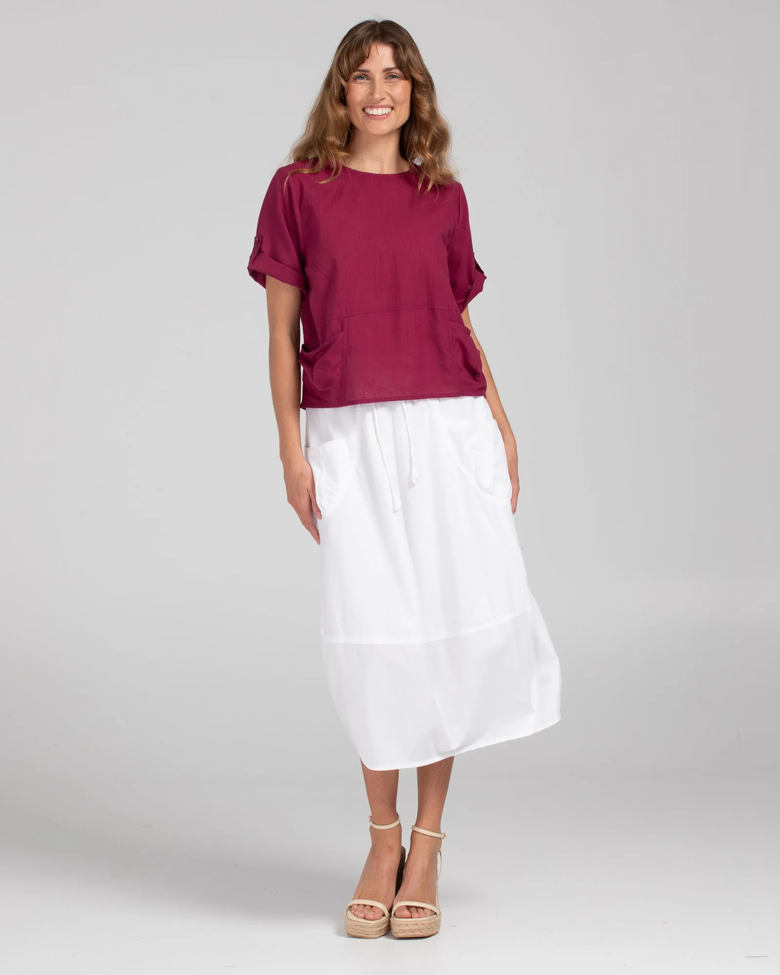 Guru Top - Deep Magenta