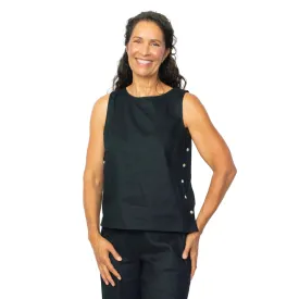 Habitat Sale, 41525 Side Button Tank, Black 50% Off Regular Price