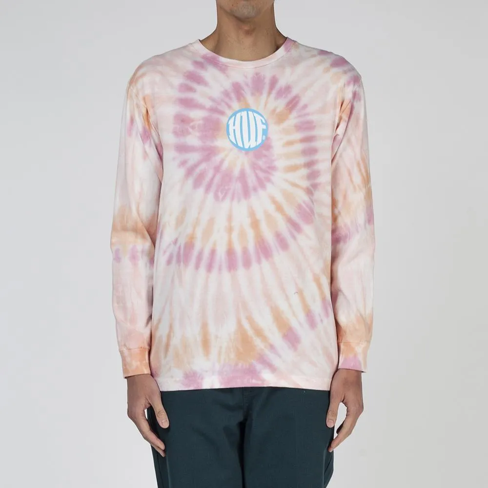 HUF High Definition Long Sleeve T-shirt / Coral Pink