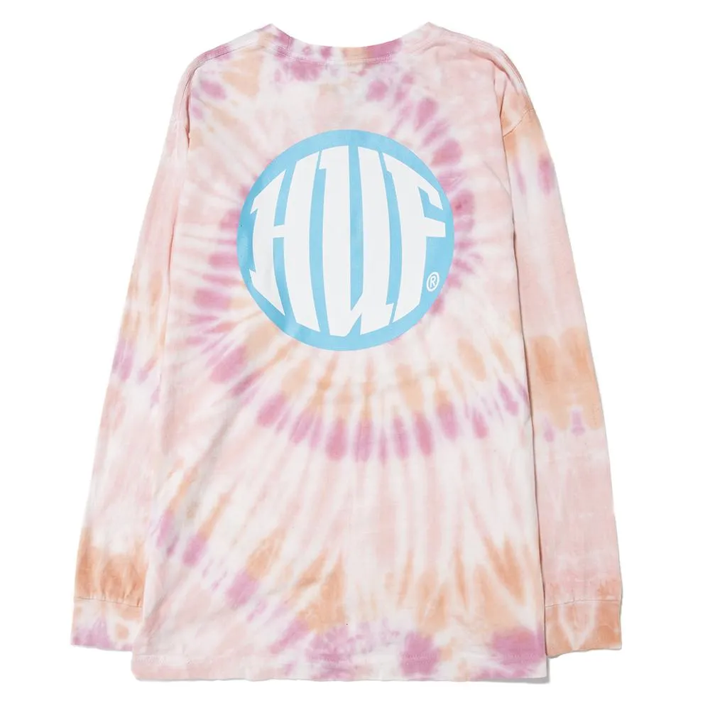 HUF High Definition Long Sleeve T-shirt / Coral Pink