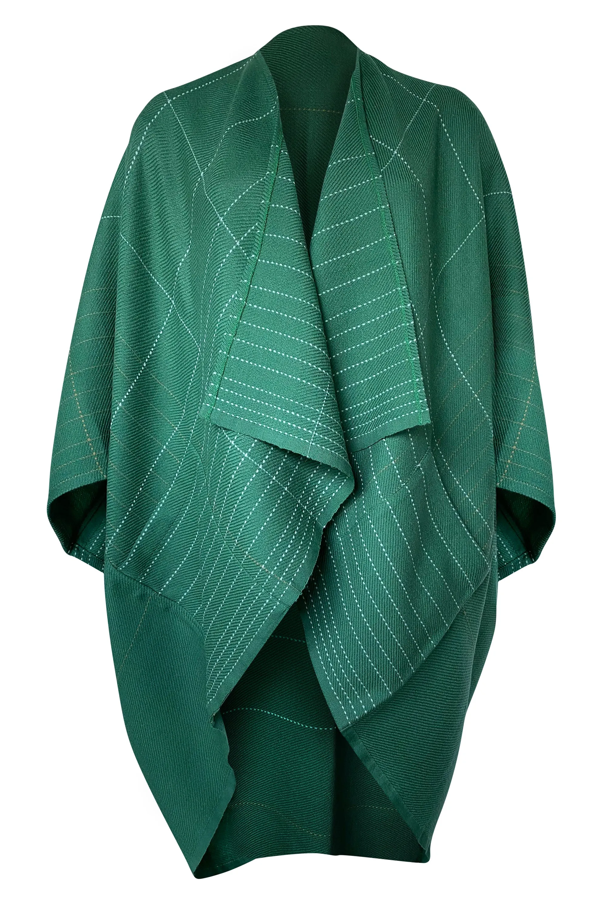 JULAHAS  Wool Kimono Warm Jade