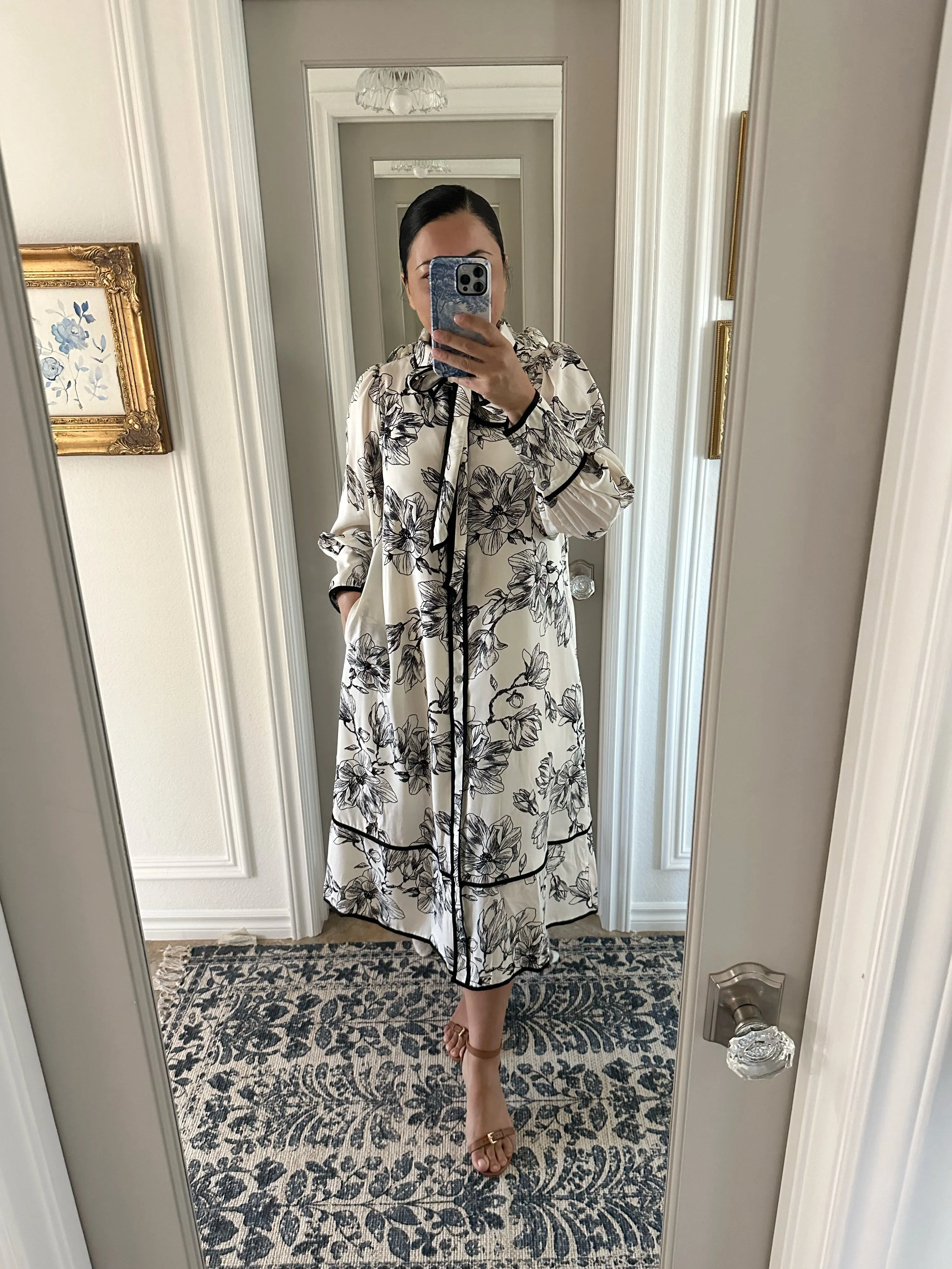 Meghan Cream Floral Dress