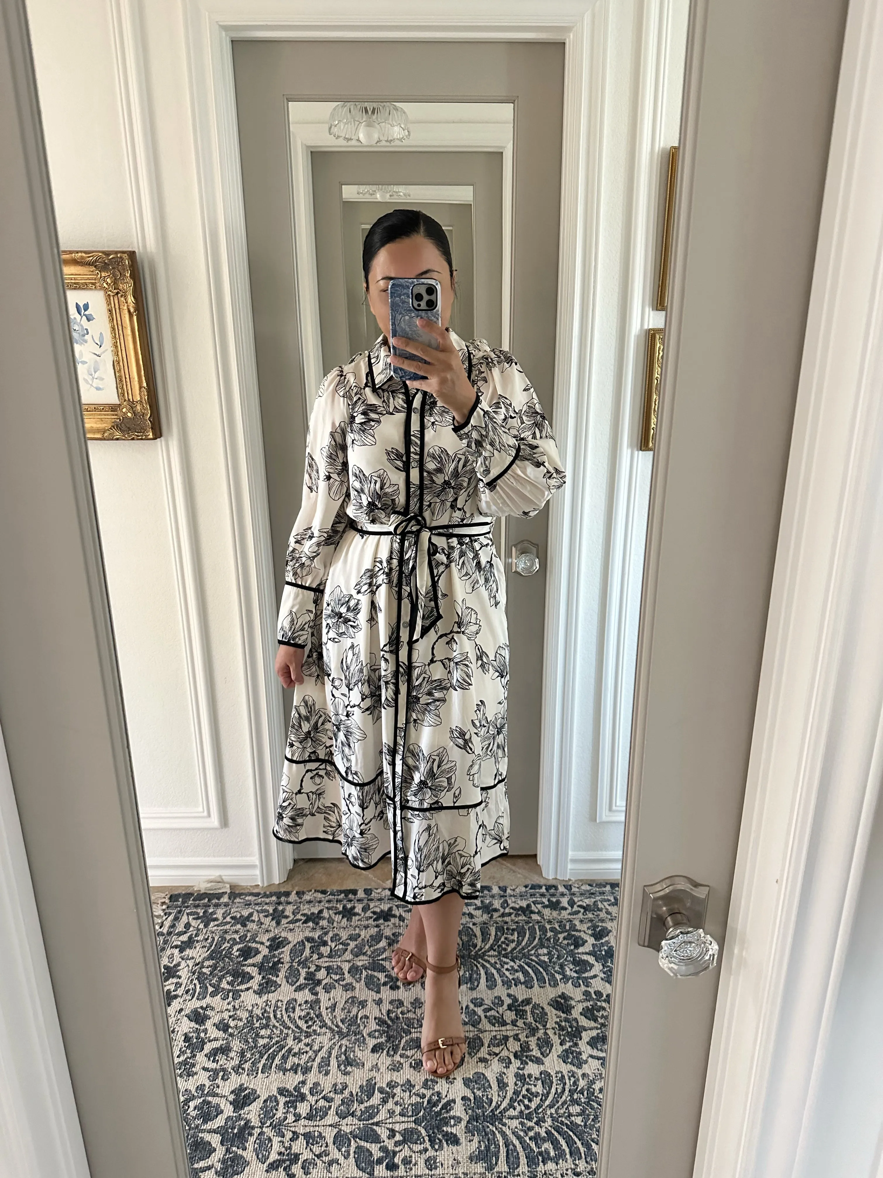 Meghan Cream Floral Dress