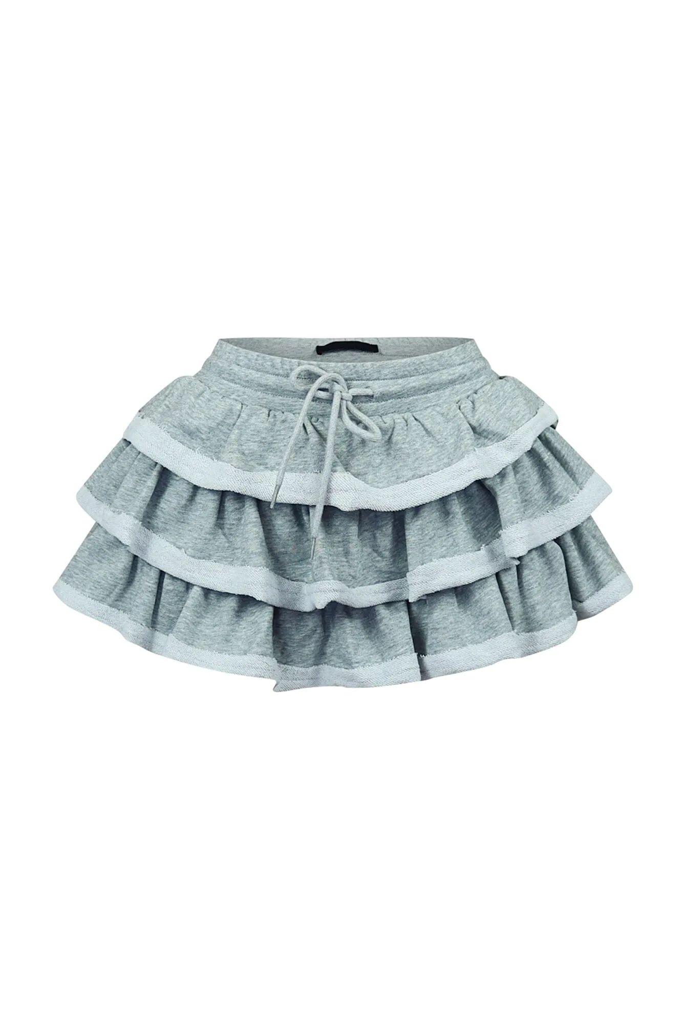 New Rules French Terry Ruffle Skirt