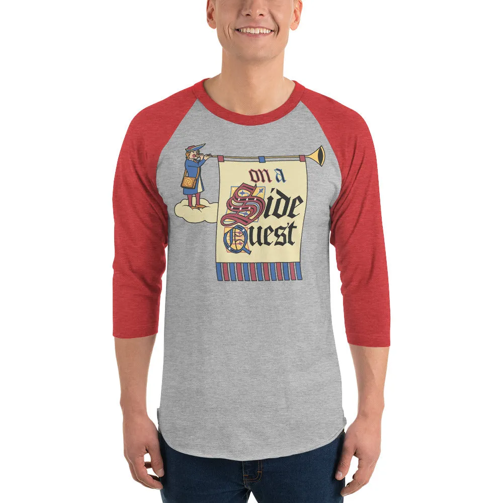 On a Side Quest 3/4 Sleeve Raglan Shirt