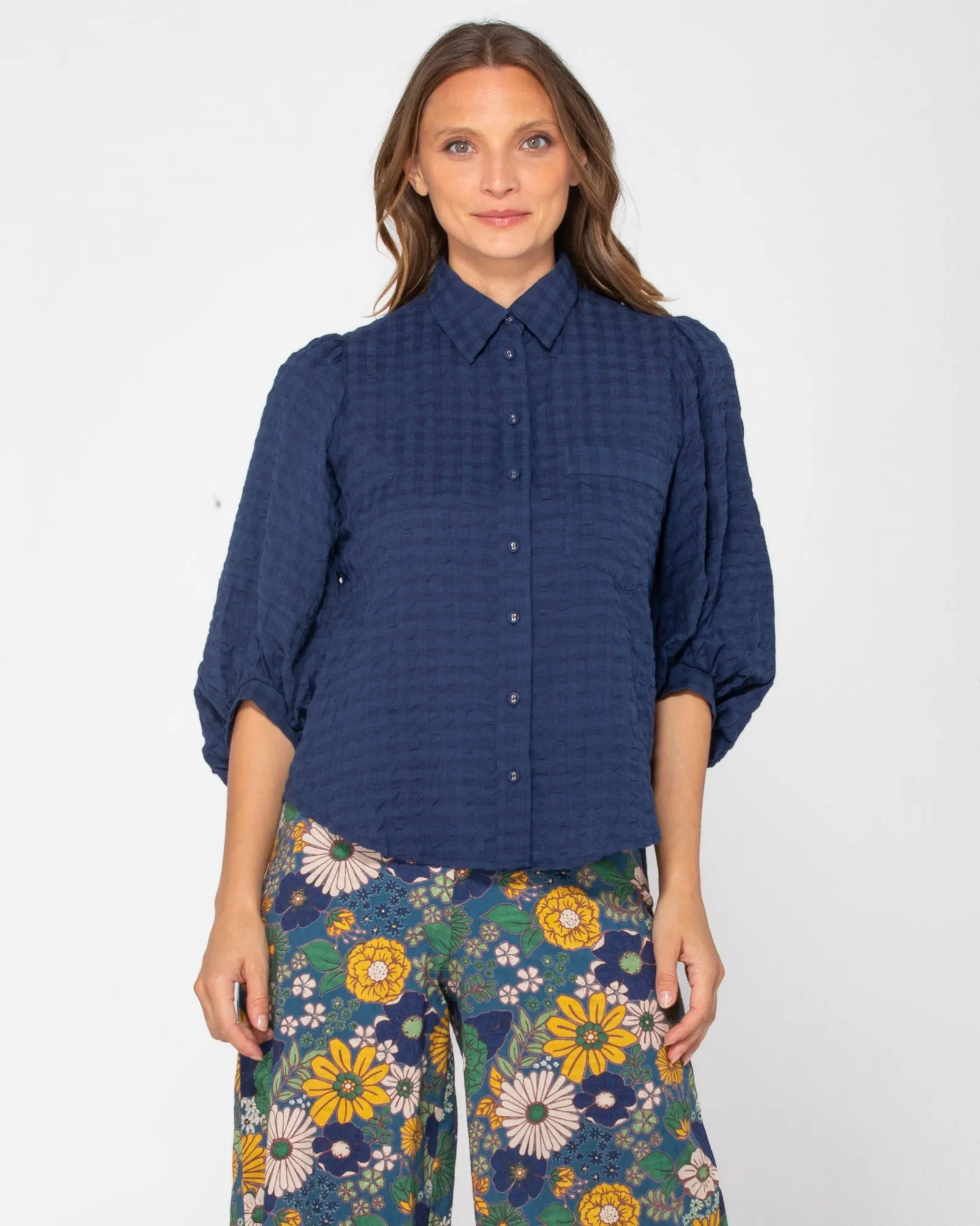 Pari Shirt - Navy Juno