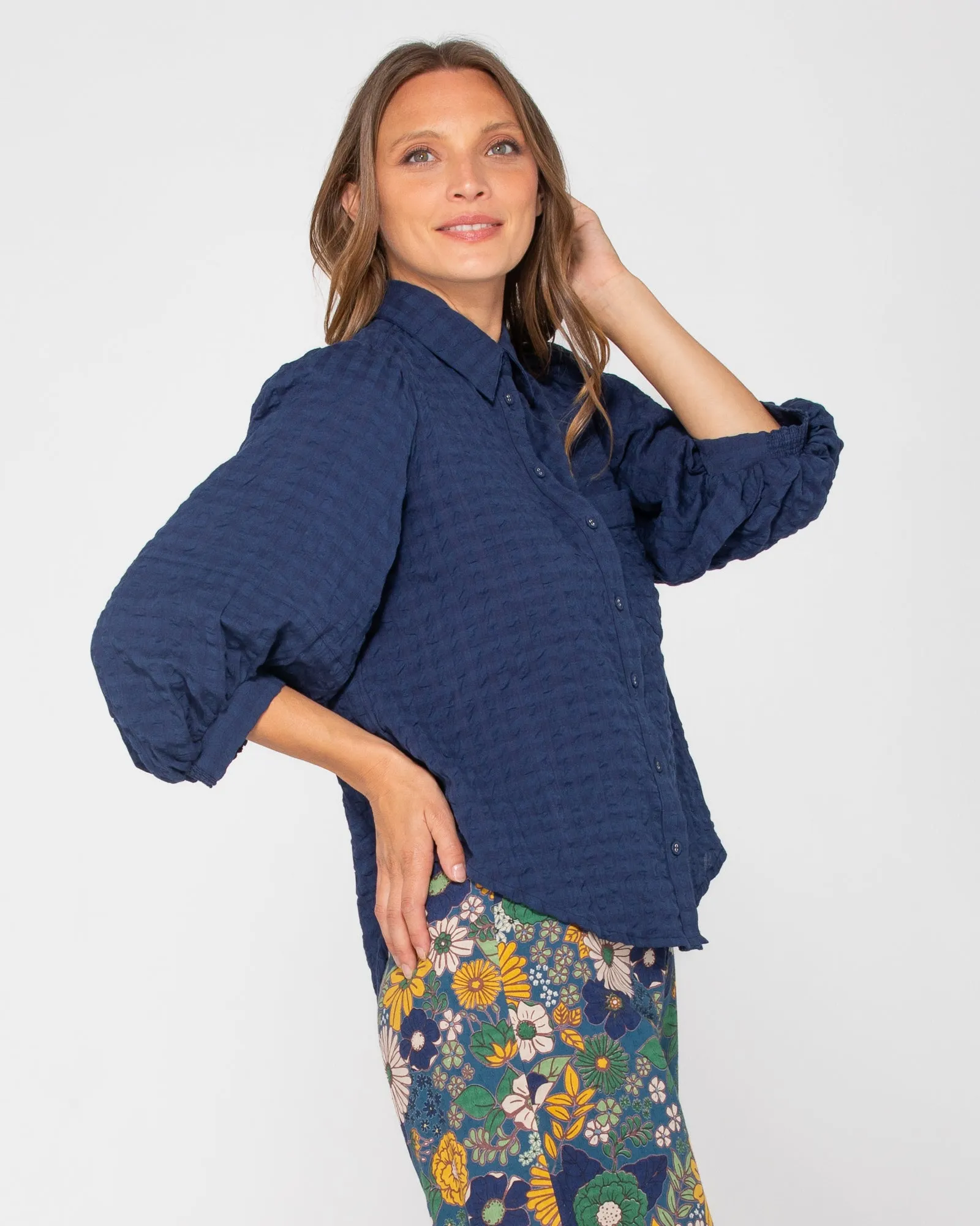 Pari Shirt - Navy Juno