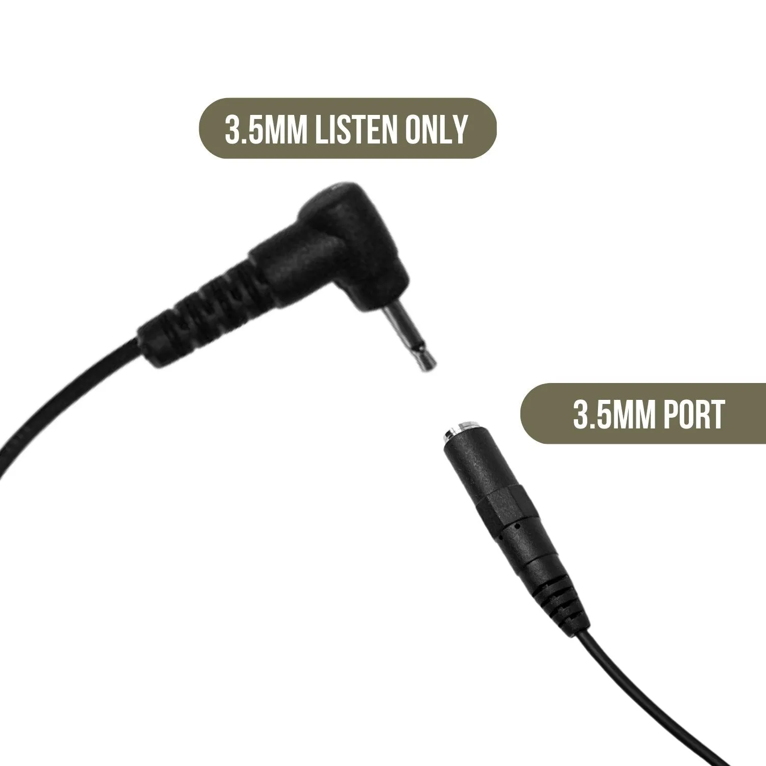 Quick Disconnect Mic and Tubeless Earpiece, Harris (HA2)