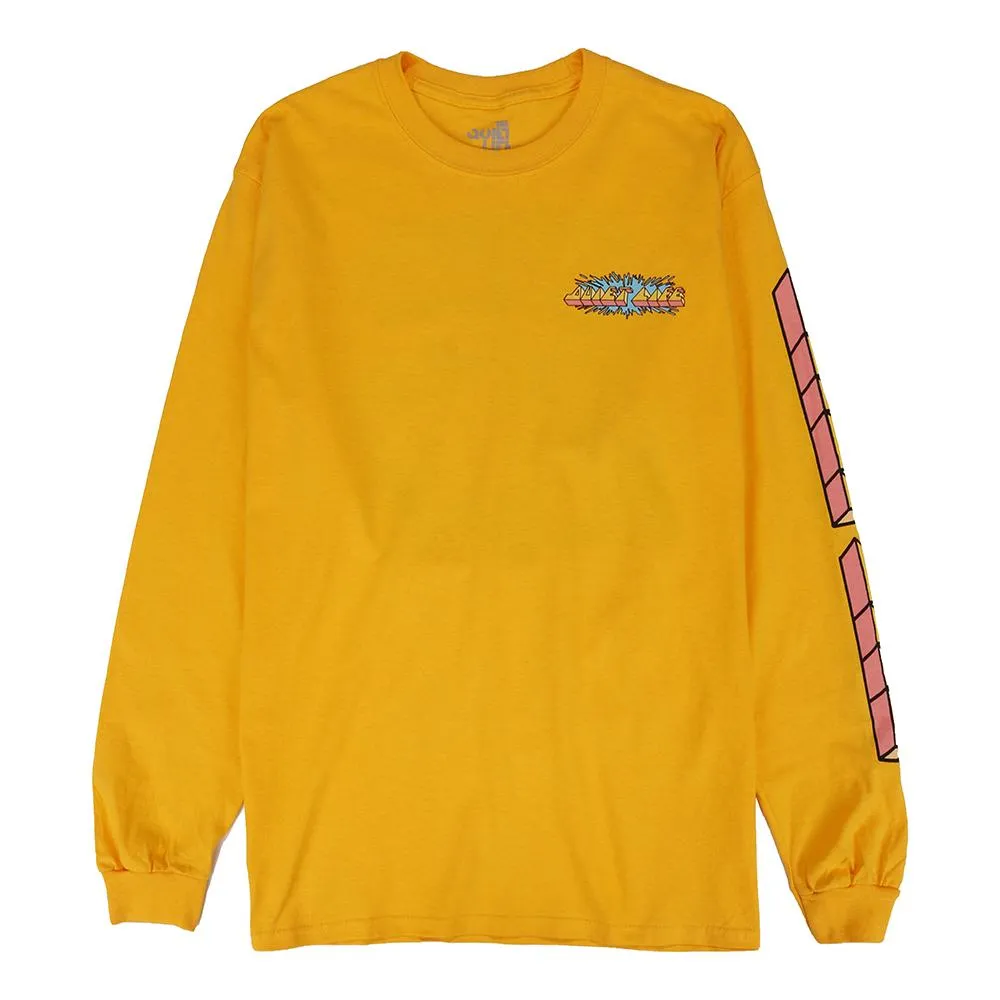 Quiet Life Splatter Long Sleeve T-shirt / Gold