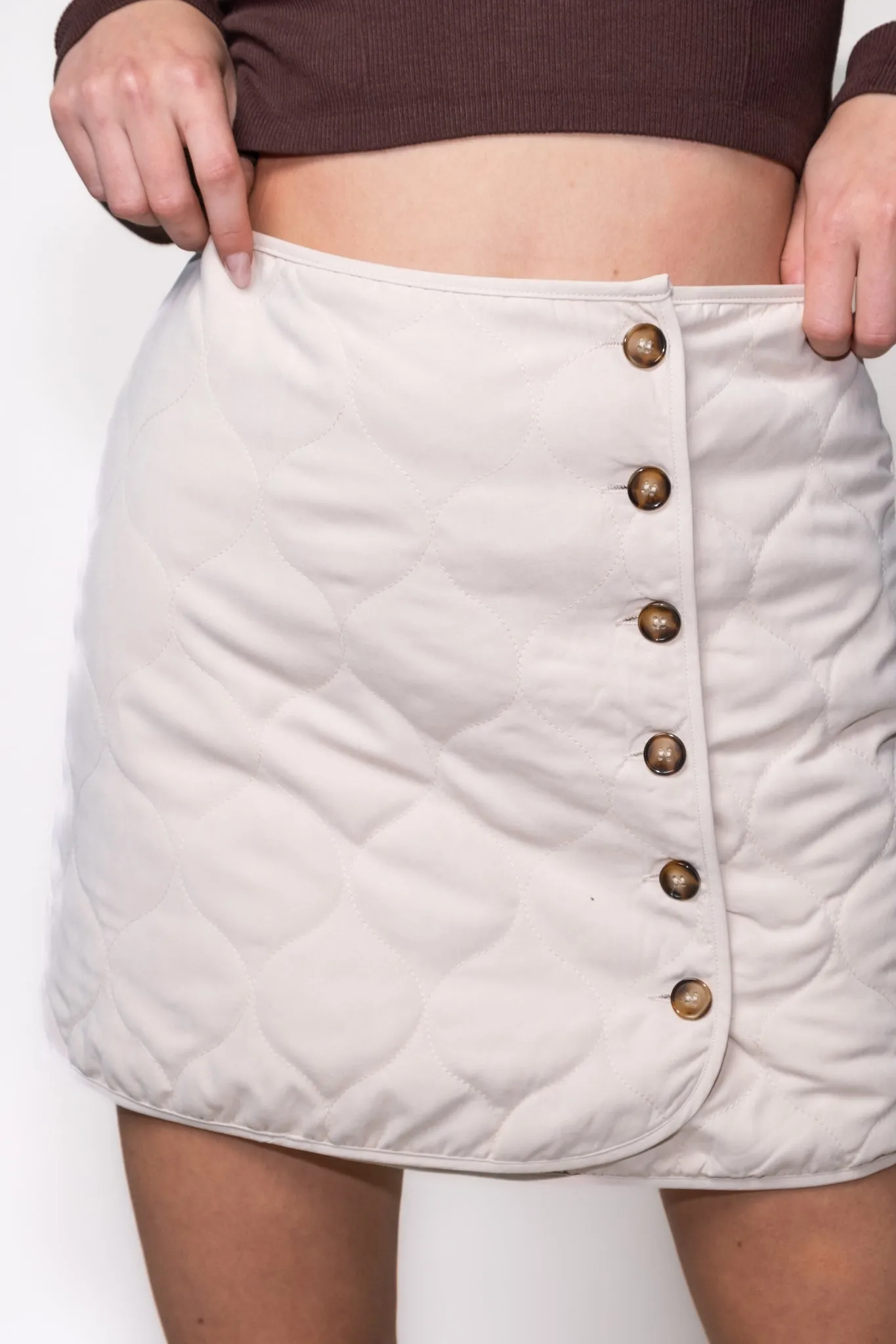 Sami Quilted Mini Skirt