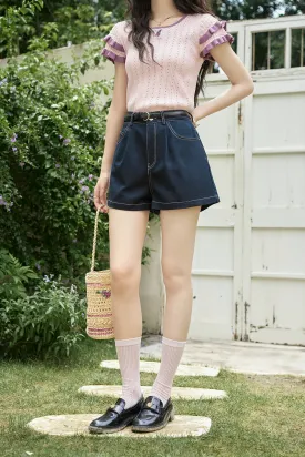 Simple Daily Denim Shorts for Women