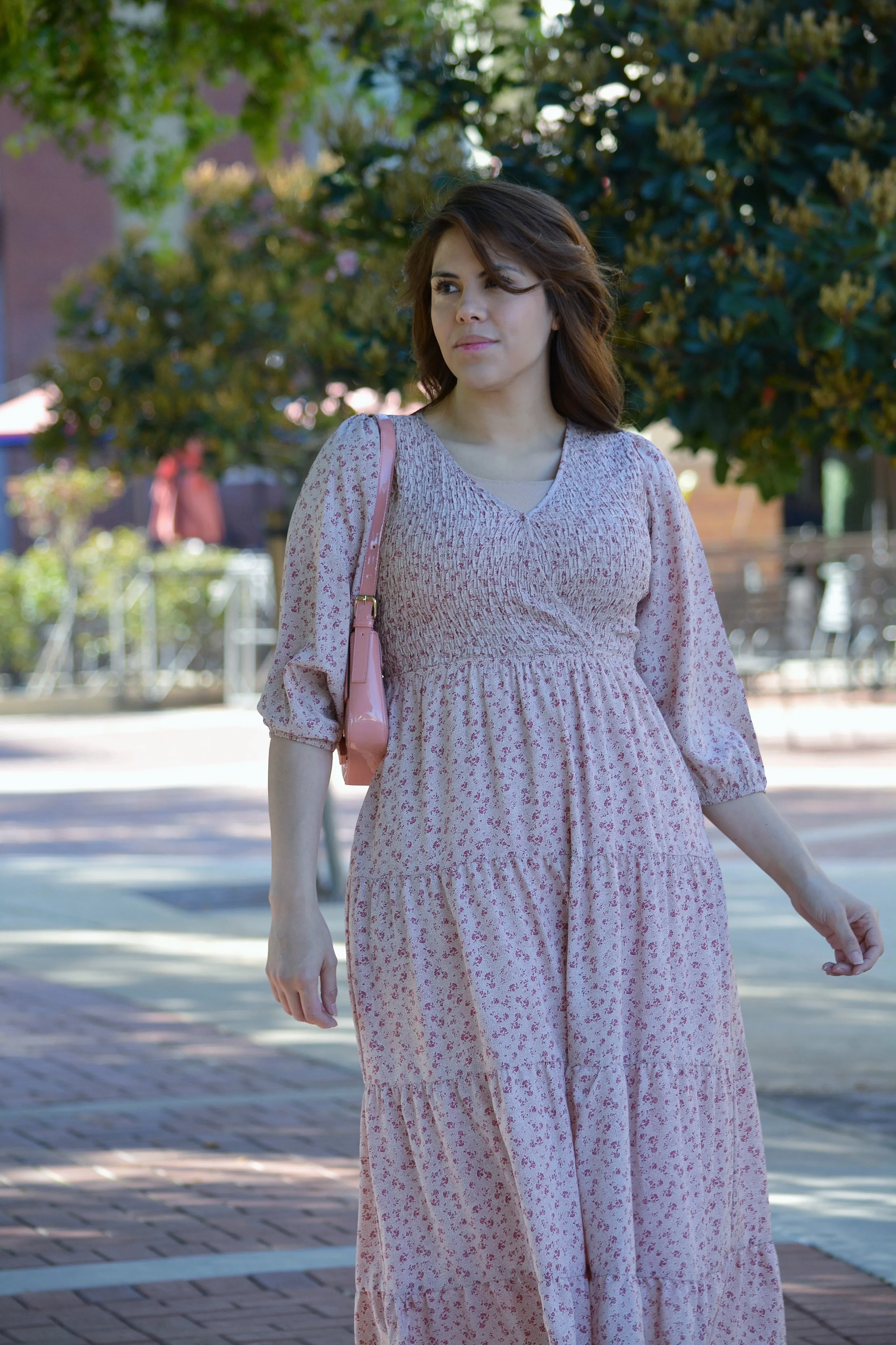 Sloan Pink Floral Maxi Dress