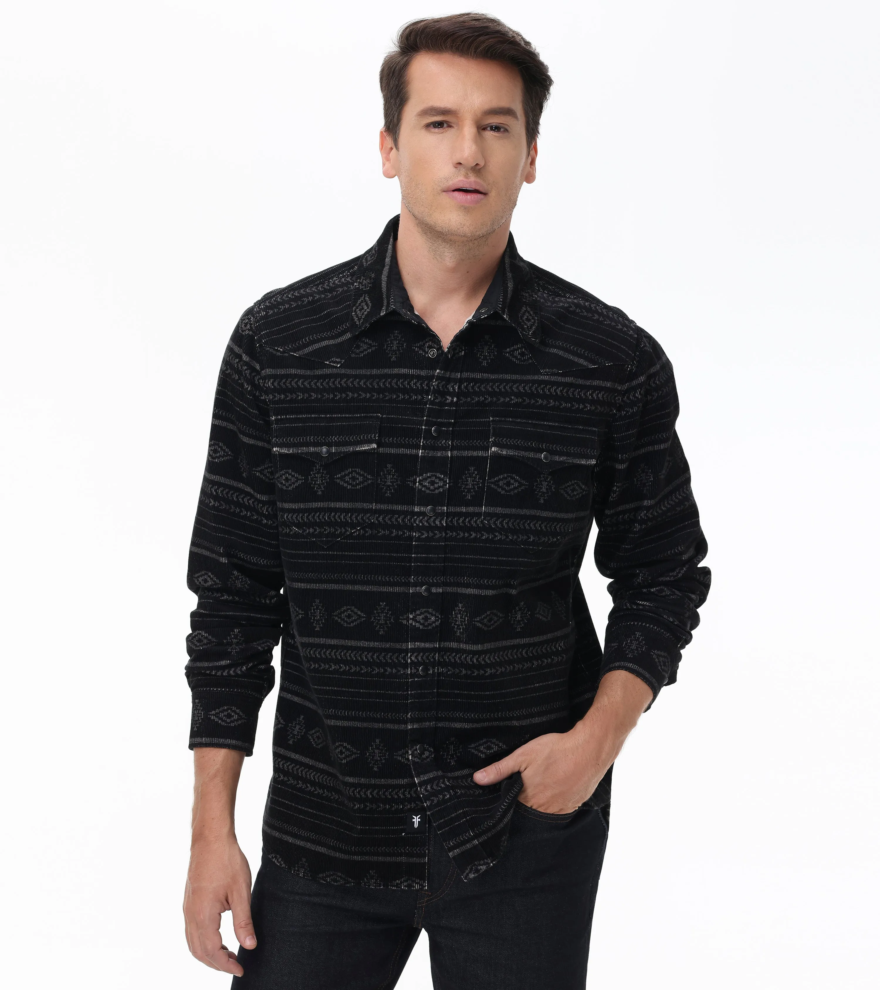 Southwestern Jacquard Shirt