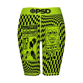 SpongeBob SquarePants It's Lit Checker Print PSD Workout Shorts