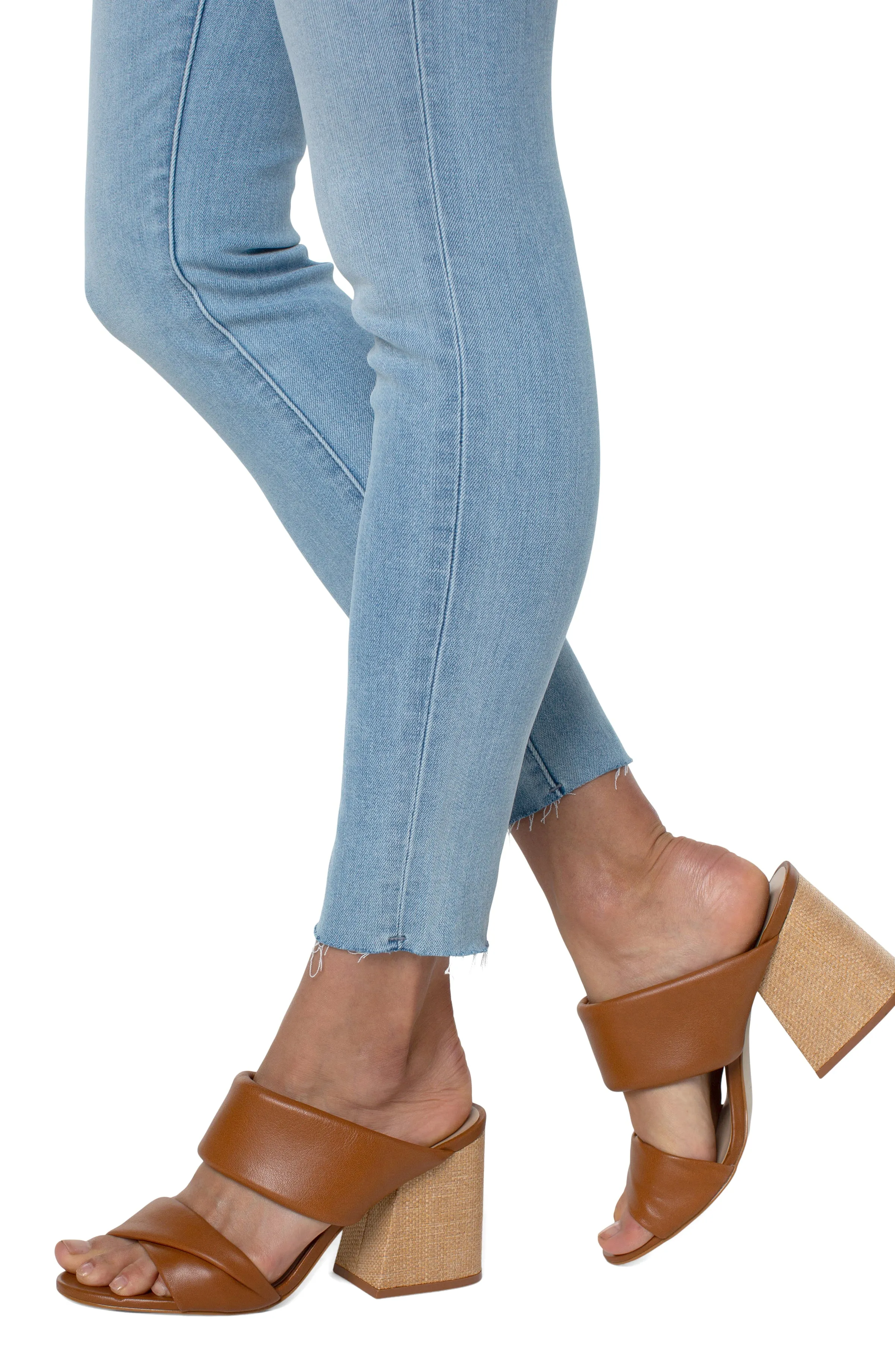 The Abby High Rise Ankle Skinny - Keniston Wash