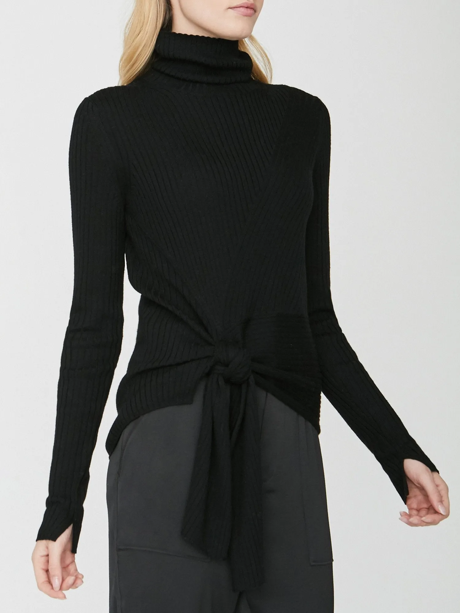 The Dean Wrap Turtleneck