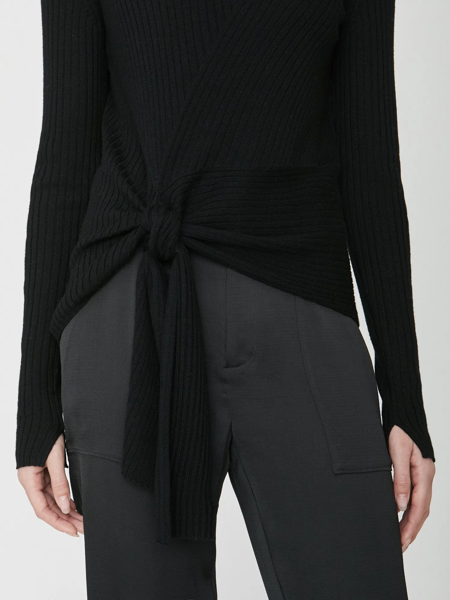 The Dean Wrap Turtleneck