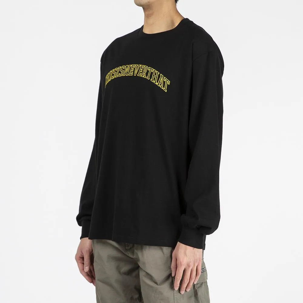 thisisneverthat ARC-Logo Long Sleeve T-shirt / Black